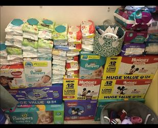 All size diapers and wipes