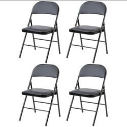 Padded Metal Folding Chairs