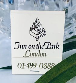 London ~ Inn on the Park ~ Four Seasons Room ~ Vintage Matchbook ~