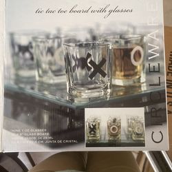 tic tac toe shot glass game