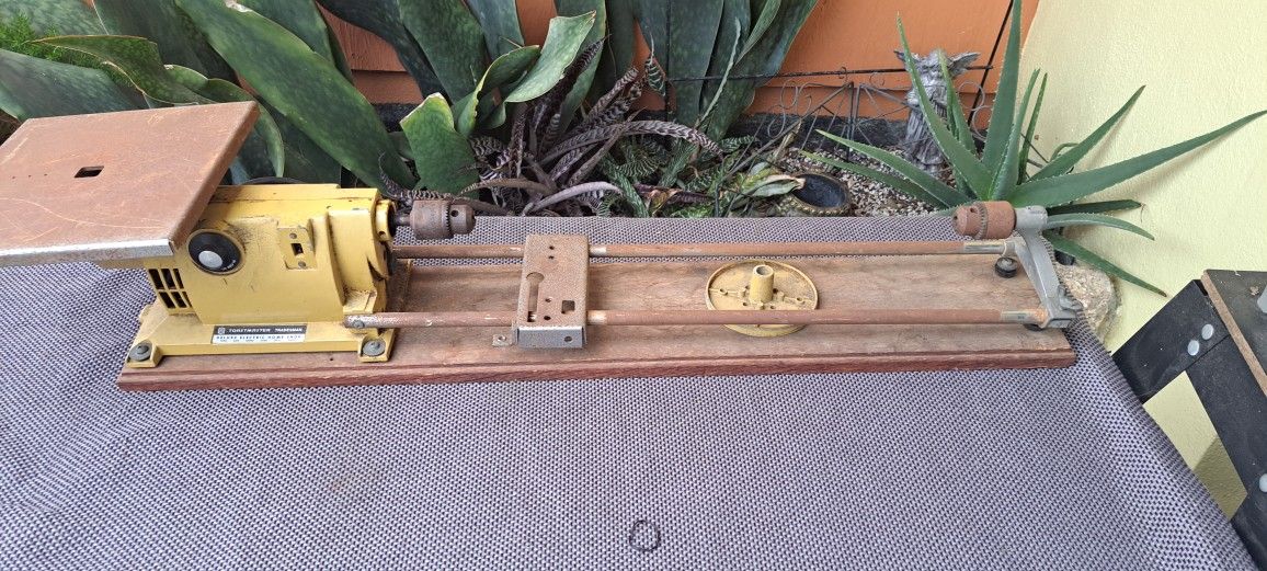 Small lathe and drill, no more parts, this compound works very well
