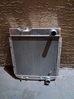 Aluminum radiator for 1(contact info removed) mustang