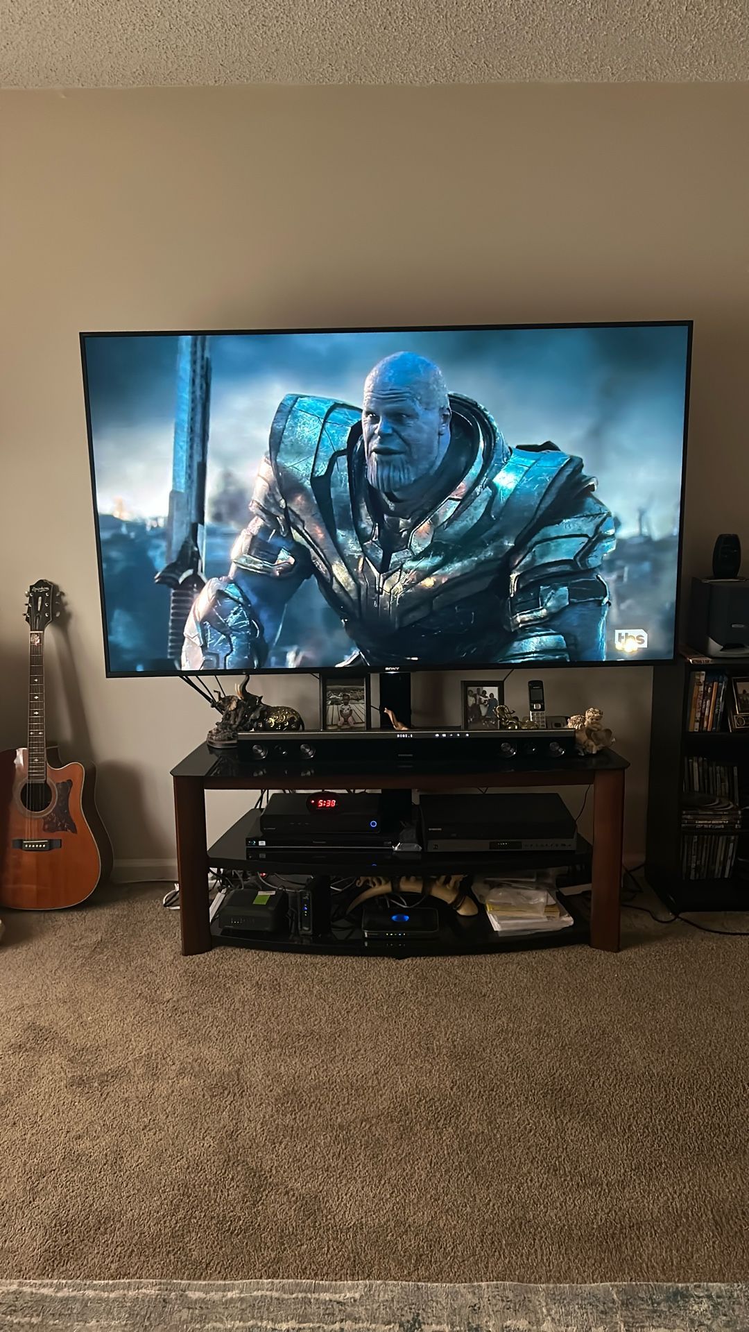 75 Inch Sony Bravia TV with TV stand
