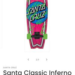 Santa Classic Inferno Dot Shark Cruiser Cruzer