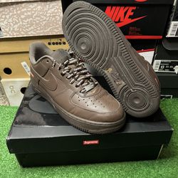 Nike Supreme AF1 “Brown” - Sz 9.5