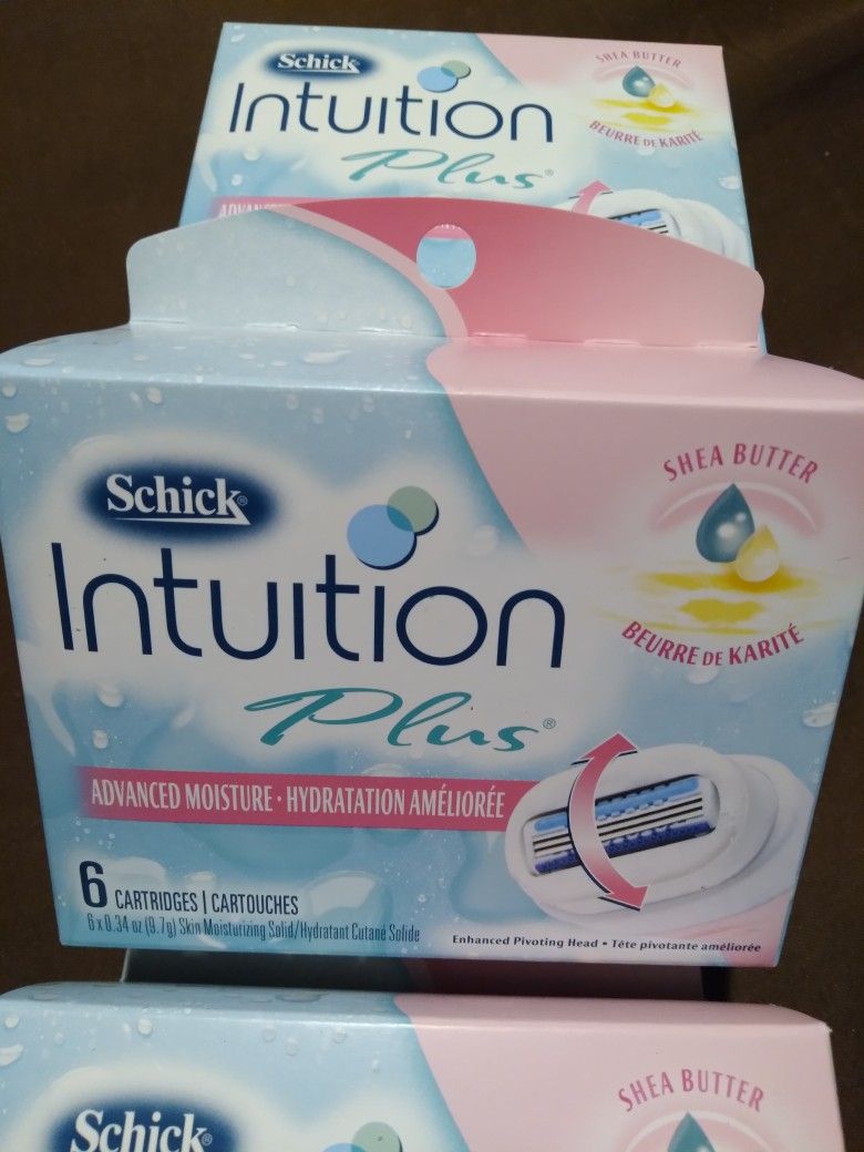 Schick Intuition Plus Razor Blade Cartridges