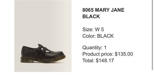 Dr martens Mary jane black