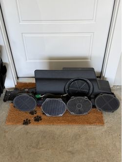 OEM Sony sub + amp and 2 front & 2 rear OEM speakers