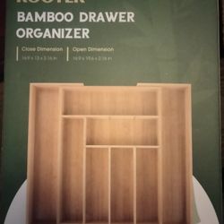 Kootek Bamboo Drawer Organizer 8 Pc