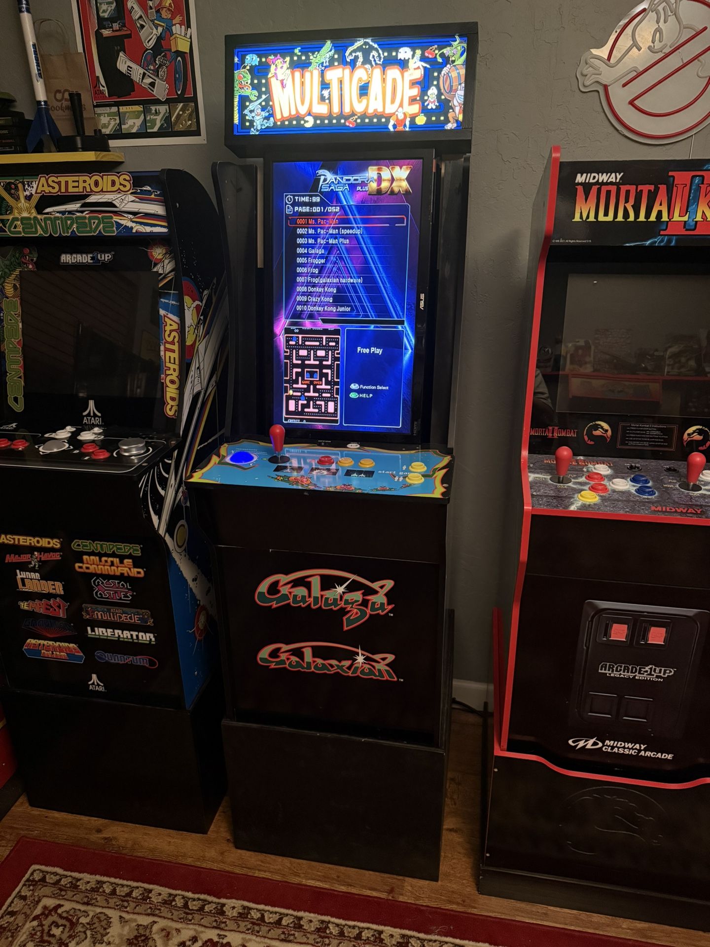 Modified Arcade1up Galaga With Custom Stand