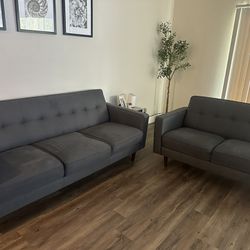 Grey 2 Set Couch 