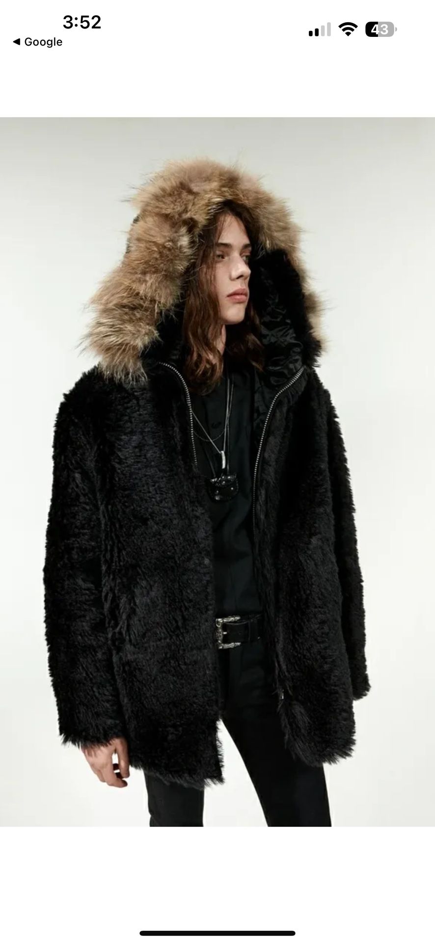 Saint Laurent Raccoon Fur And Synthetic Parka