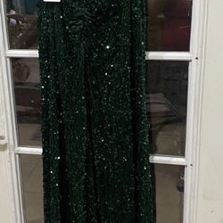 Lavetir Dresses | Green Velvet Prom Dress 