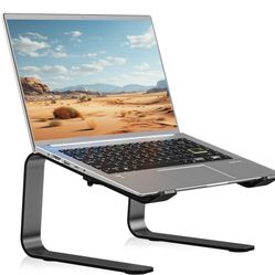 Suptek Aluminum Laptop Stand,Ergonomic Detachable Computer Laptop Stand For Desk