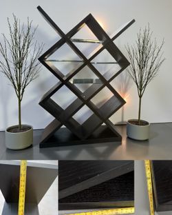 Modern Wood Room Divider Bookshelf 