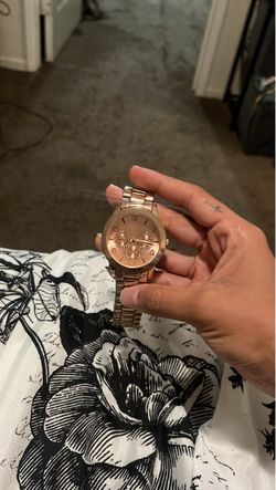 rose gold watch