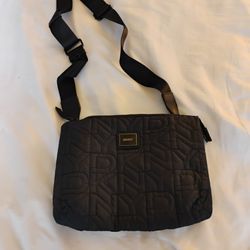 DKNY Maya Quilted Nylon Crossbody Bag. 
