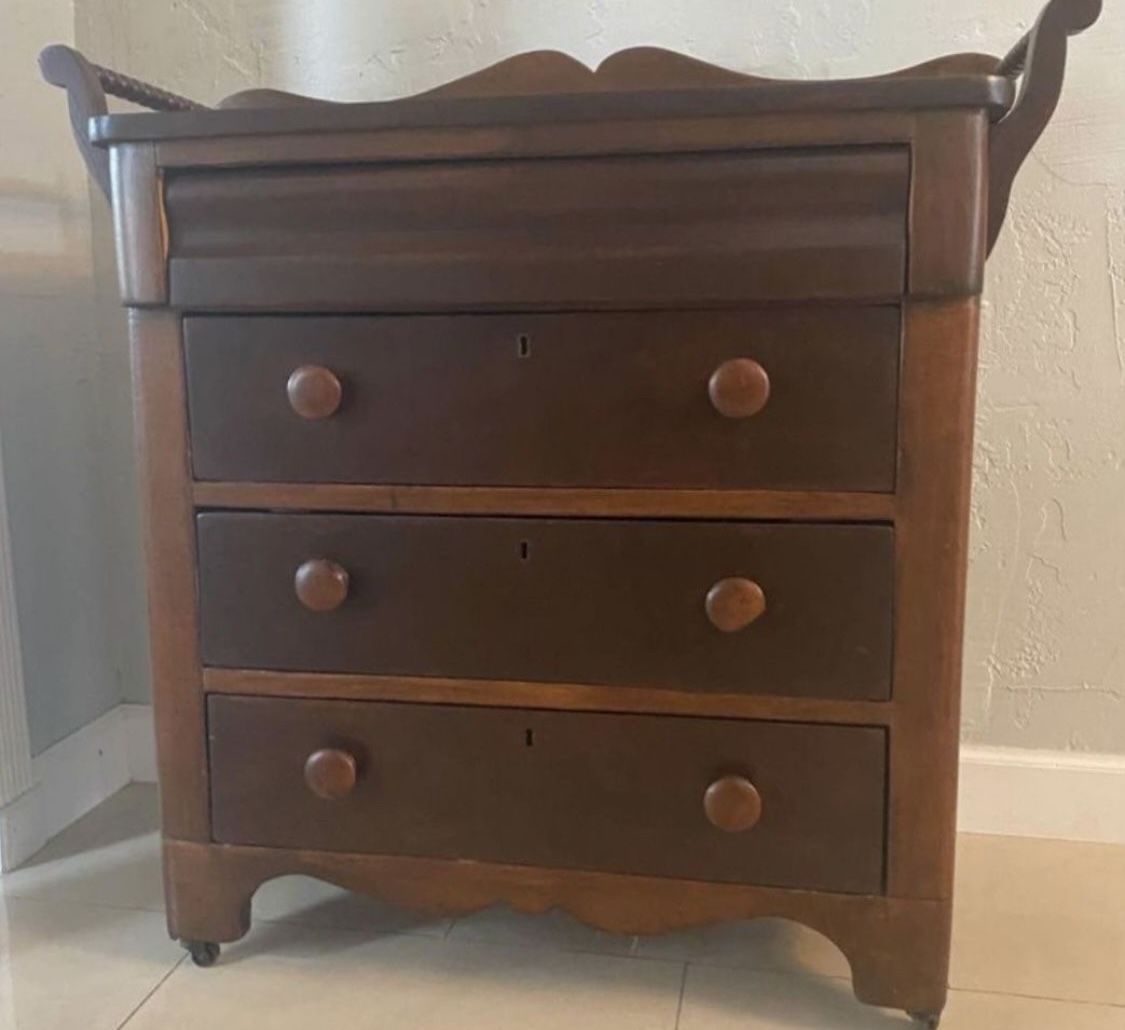 Antique Wood Chest of Drawers