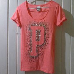 VS PINK bling tee-small excellent