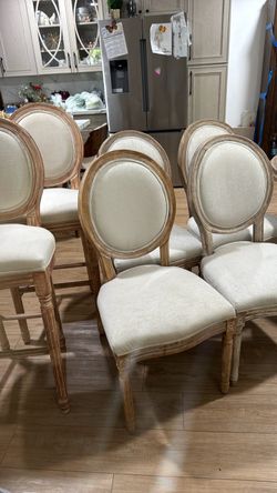 4 Dining chairs and 2 barstools only