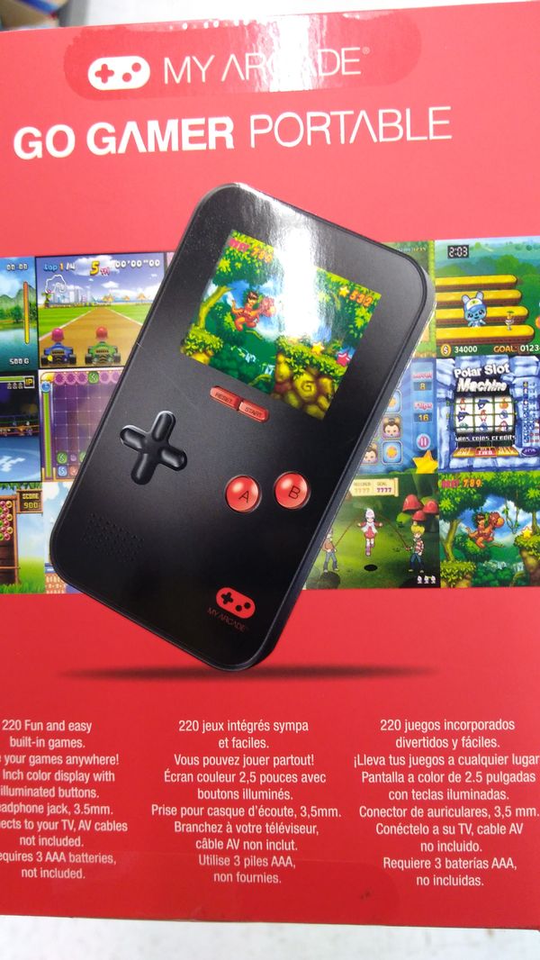 My Arcade Go Gamer Portable Gaming System Redblack For Sale In