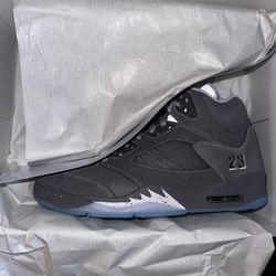 Jordan 5 Wolf Grey Sz 10.5 / NEW