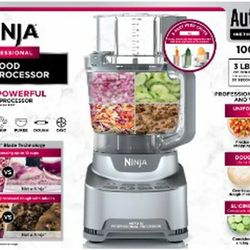 EXCELENTE PROCESADOR DE ALIMENTOS PROFESIONAL NINJA XL (( NUEVO ))