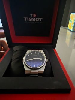 Tissot PRX Watch Blue Dial Stainless Steel
