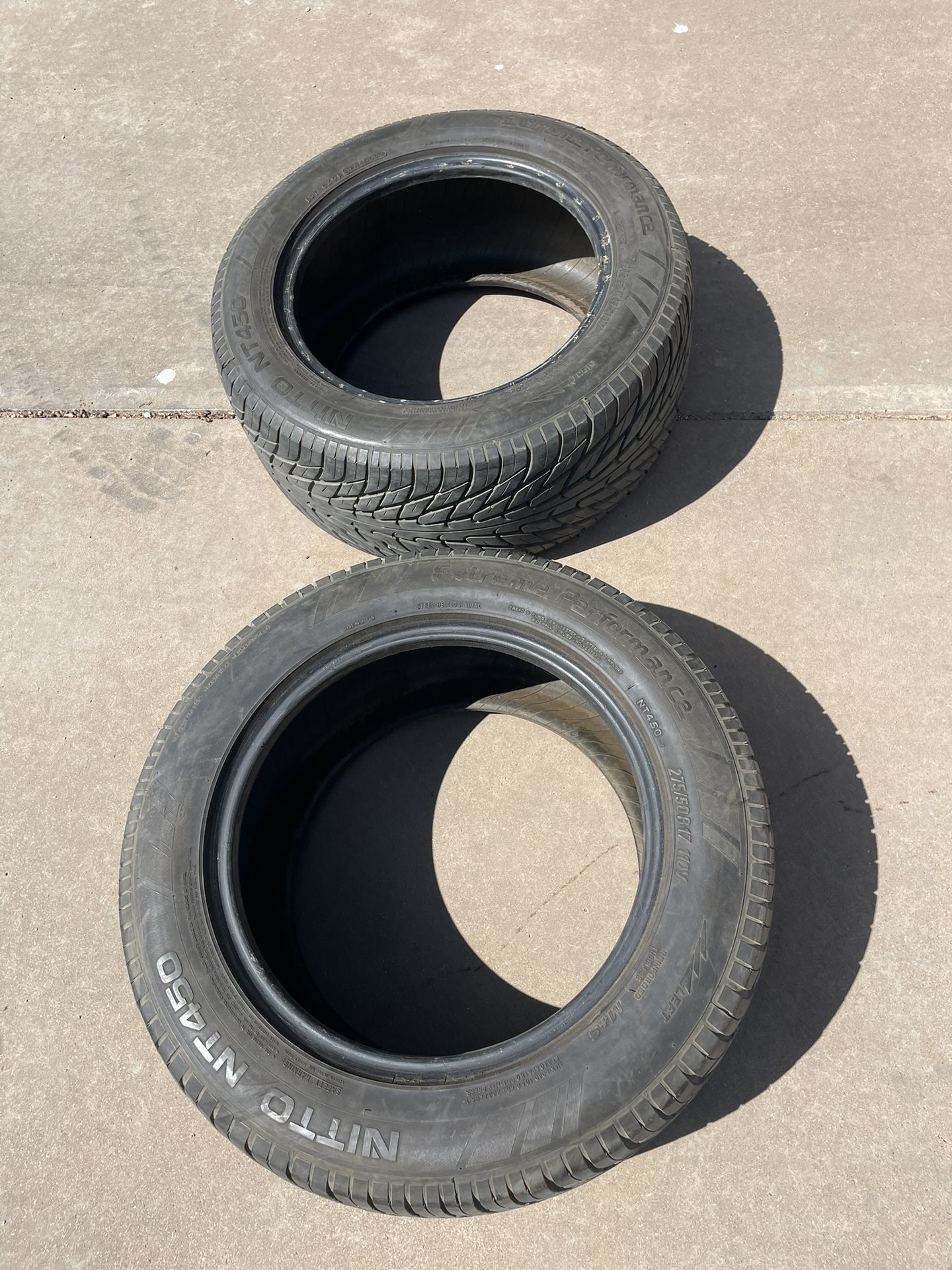 最高級 275/ N450. Nitto 50R17 TX Lubbock, in Sale for Pair Tires ゴルフバッグ・キャディバッグ