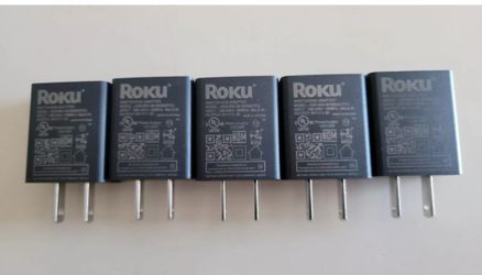 Lot Of 5 Original OEM ROKU  5V Wall Charger Adapter 