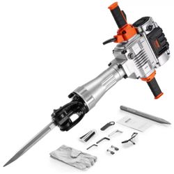 Demolition Jack Hammer, 29.13 x 22.64 in. 2100W 1650 BPM Industrial-Grade Jack Hammer Concrete Breaker