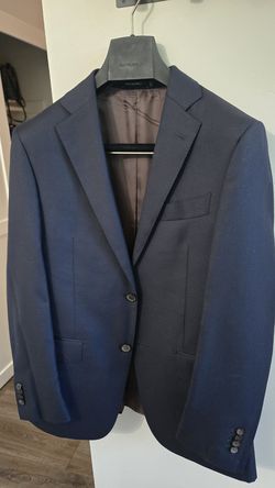 Suitsupply Navy 2-piece Pure S110s Wool Suit 36R 34W