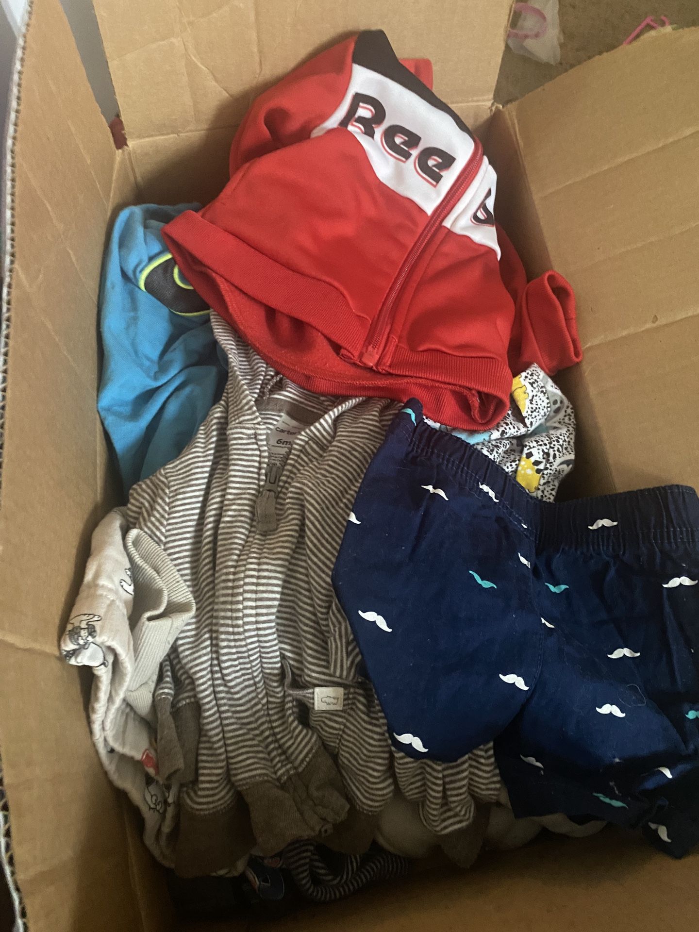 mixed bag of baby boy clothes