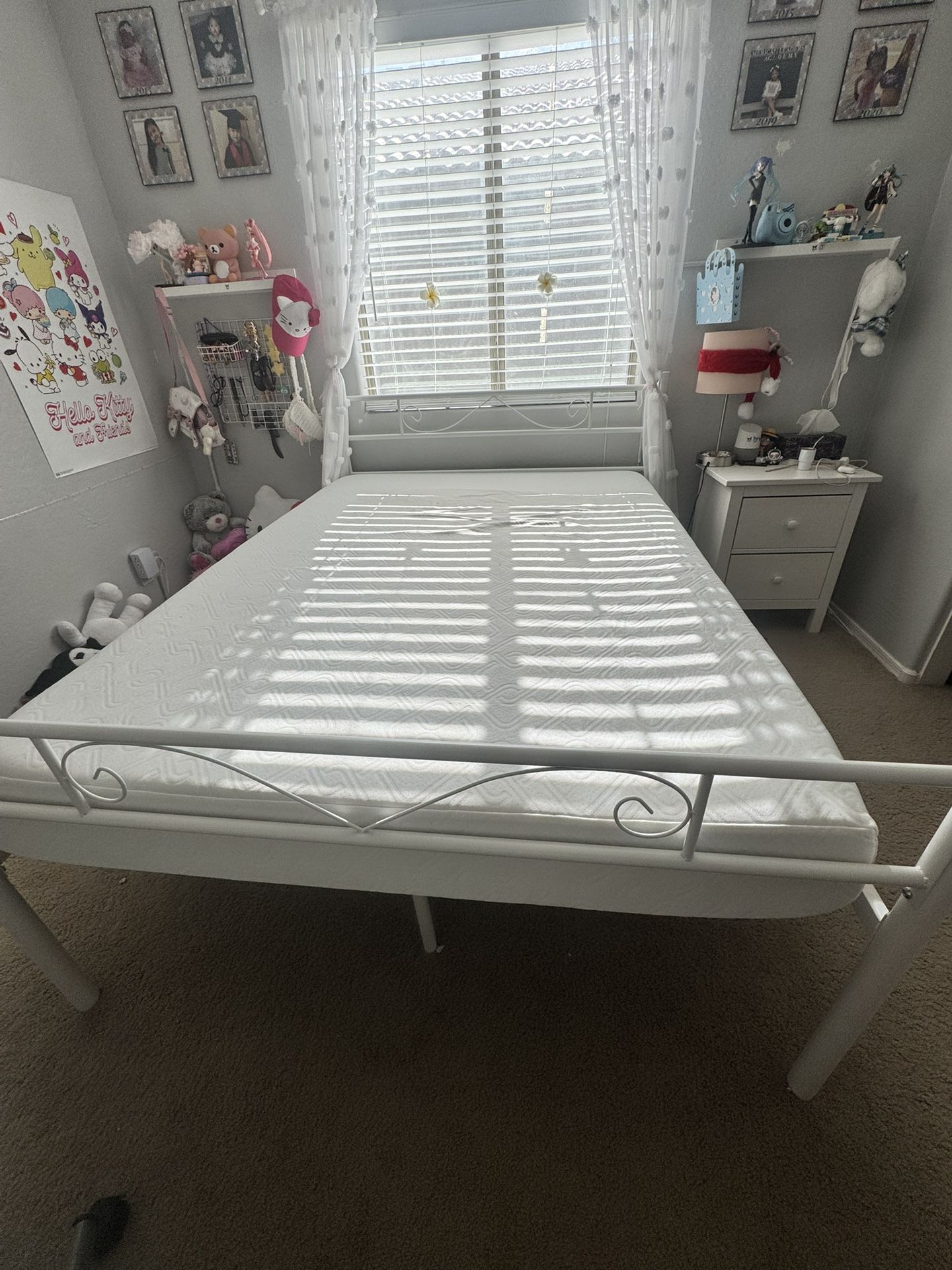 Full Size Bed frame With Mattress