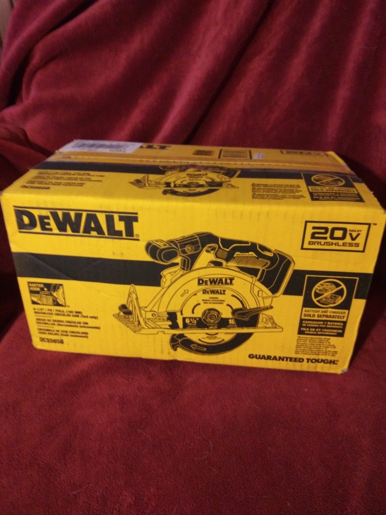 Dewalt Cordless Circular Saw DCS565B New In Box Retail $180