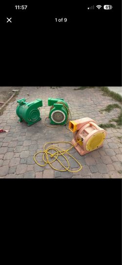 Lot of 3 Commercial Air Blower Fans