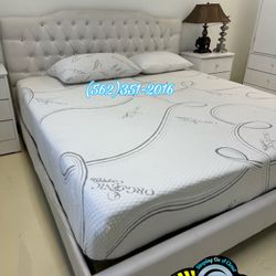 King Memory Foam Mattress Only Colchon 