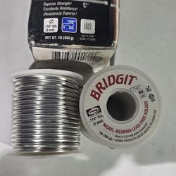 2- Harris®
Harris® - BRGT61 - Bridgit® Lead-Free Solder 1/8" 1 lb. Spool