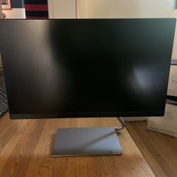 Lenovo - Q24i-10 24" IPS LED FHD FreeSync Monitor (HDMI, VGA) - Black
