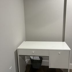 White ikea Desk