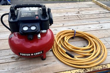 Porter Cable 150 Psi Portable Compressor With Airline