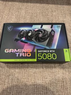 Brand New MSI RTX 5080 Gaming Trio OC
