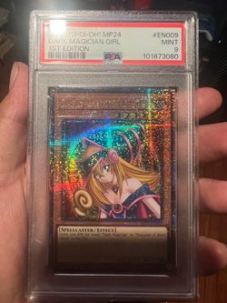 Dark magician girl Quarter Century rare PSA 9