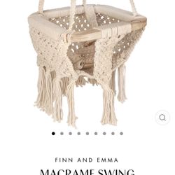 Macrame Infant/ Toddler Swing