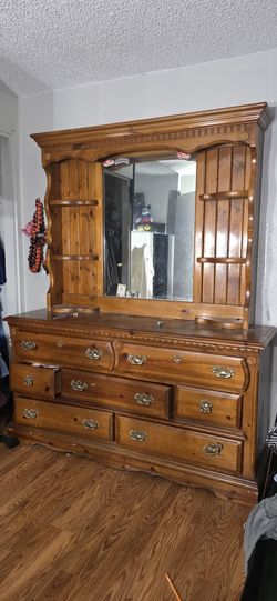 Solid Oak Dresser