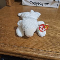 TY Beanie Babies "Fleece The Lamb" Large Size Mint 