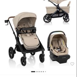 Evenflo Transformer Stroller To Wagon With Bluetooth Car seat