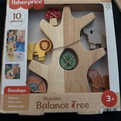 Fisher-Price Wooden Balance Tree Toy