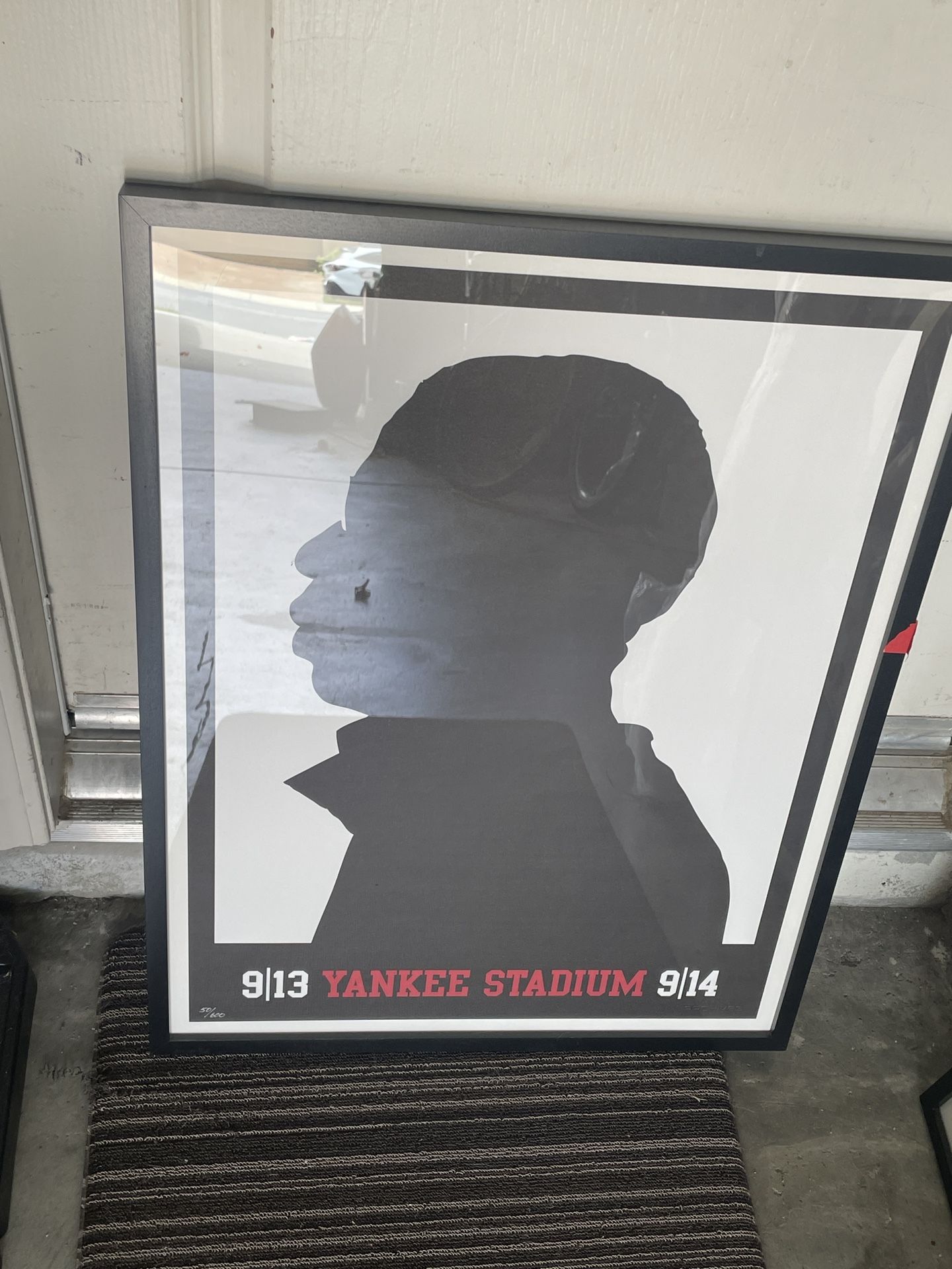 Jay Z - NYC Poster Yankee Poster Framed $200