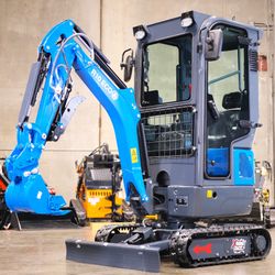 FREE Attachments with Rippa R10 Eco D with cab Mini Excavator • Kubota • XPANDABLE™ Tracks • Compact & Ready to Work